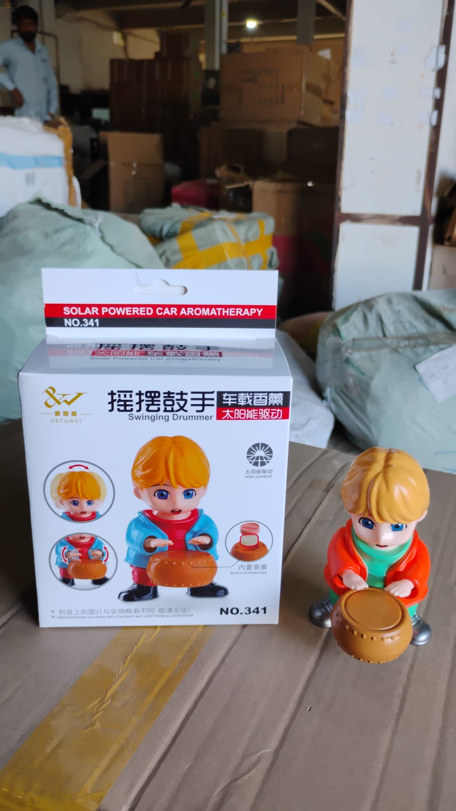 Creative Solar Drummer Car Aromatherapy Solar Powered Car Air Freshener (1 Pc) Creative Solar Drummer Car Aromatherapy Solar Powered Car Air Freshener (1 Pc)